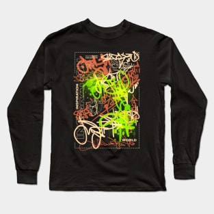 Neon Graffiti / Modern art Long Sleeve T-Shirt